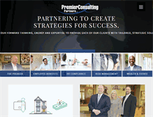 Tablet Screenshot of premier-consultingpartners.com